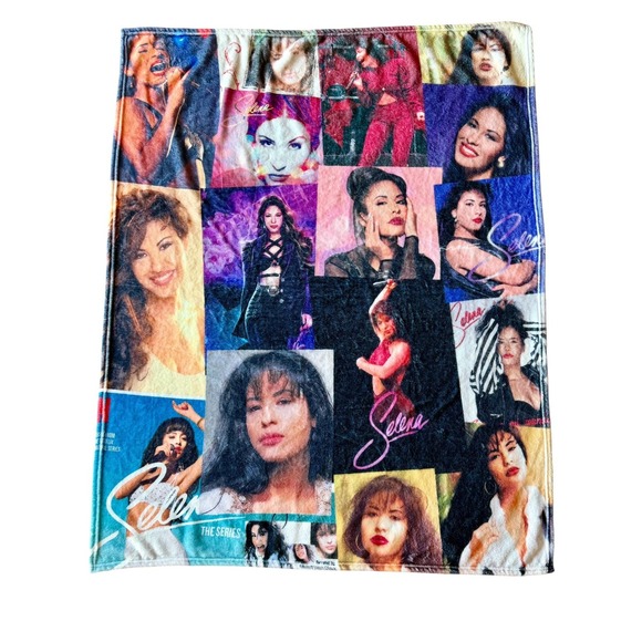 Other - Official Selena: The Series Netflix Collage Plush Throw Blanket - 48x39"